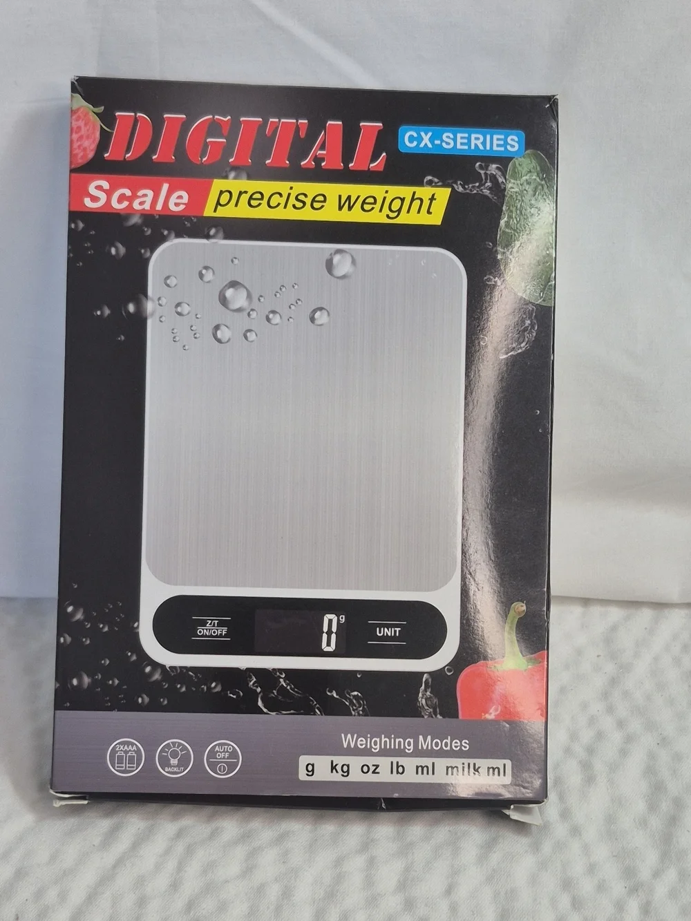 DIGITAL CX-Series Stainless Steel Digital Scale - Silver